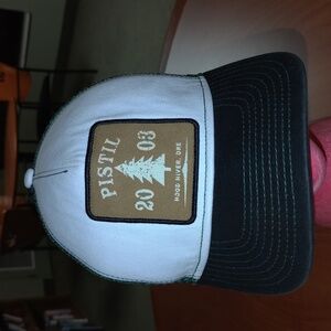 Pistil BurnsideTrucker Mesh Stitched Patch Snapback Hat Cap